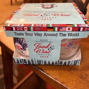 Epcot International Food & Wine Festival 2015 Mug Set
